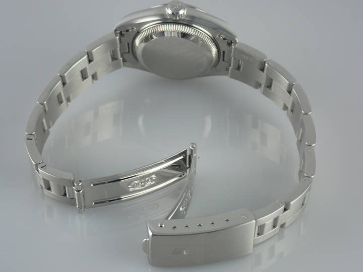 ロレックス オイスターパーペチュアルデイト Ref.69190 シルバータペストリー文字盤 中古 oyster-perpetual-37