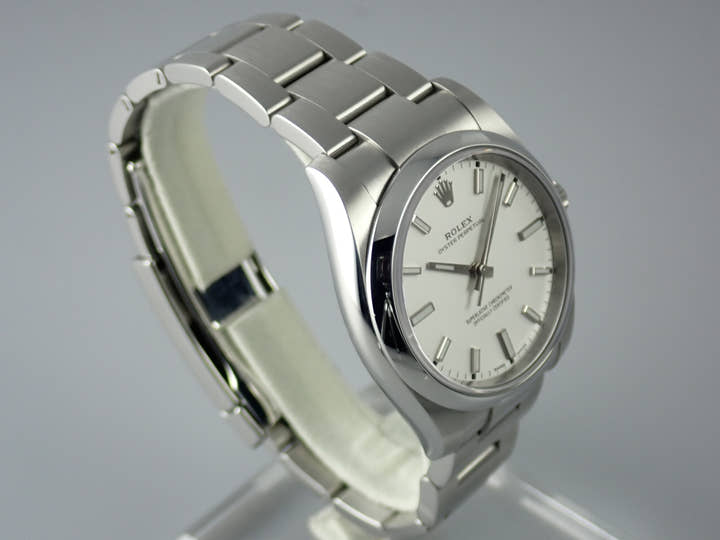 ロレックス オイスターパーペチュアル Ref.114200 ホワイト文字盤 中古 oyster-perpetual-38