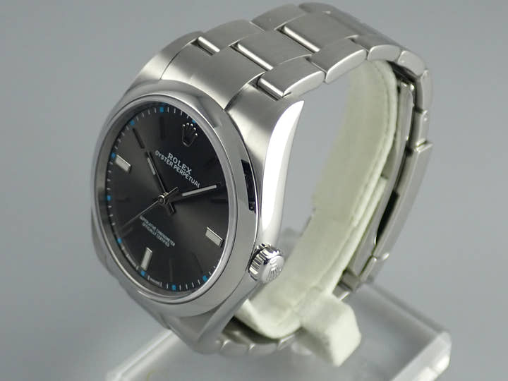 ロレックス オイスターパーペチュアル Ref.114300 ダークロジウム文字盤 極美品 oyster-perpetual-41