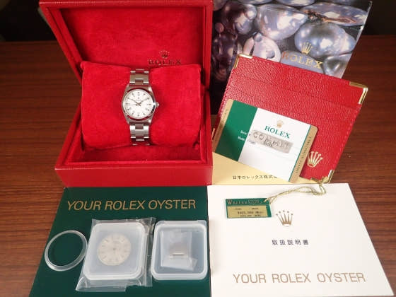 ロレックス オイスターパーペチュアル Ref.77080 ホワイト文字盤 中古 oyster-perpetual-4