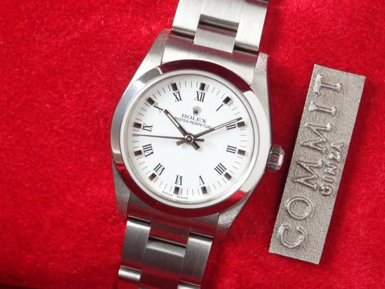 ロレックス オイスターパーペチュアル Ref.77080 ホワイト文字盤 中古 oyster-perpetual-4