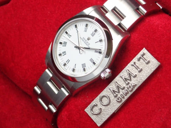 ロレックス オイスターパーペチュアル Ref.77080 ホワイト文字盤 中古 oyster-perpetual-4