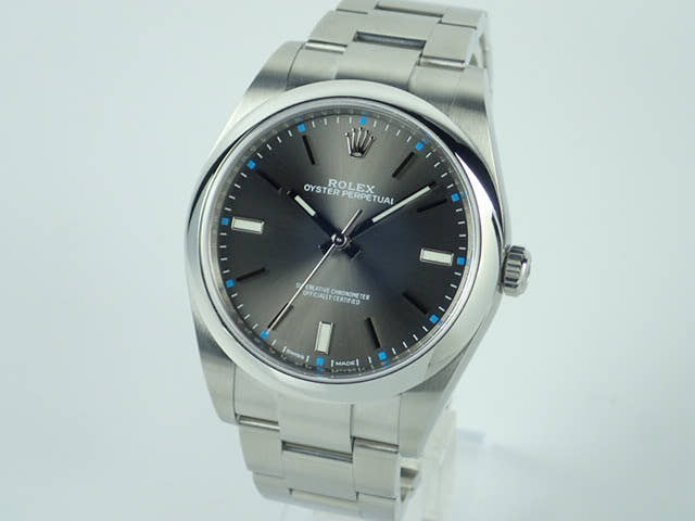ロレックス オイスターパーペチュアル Ref.114300 ダークロジウム文字盤 中古 oyster-perpetual-29