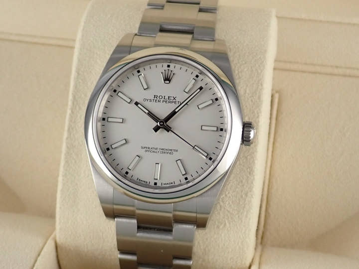 ロレックス オイスターパーペチュアル Ref.114300 ホワイト文字盤 中古 oyster-perpetual-54