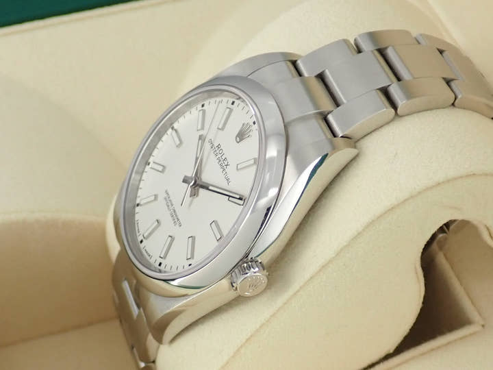 ロレックス オイスターパーペチュアル Ref.114300 ホワイト文字盤 中古 oyster-perpetual-54