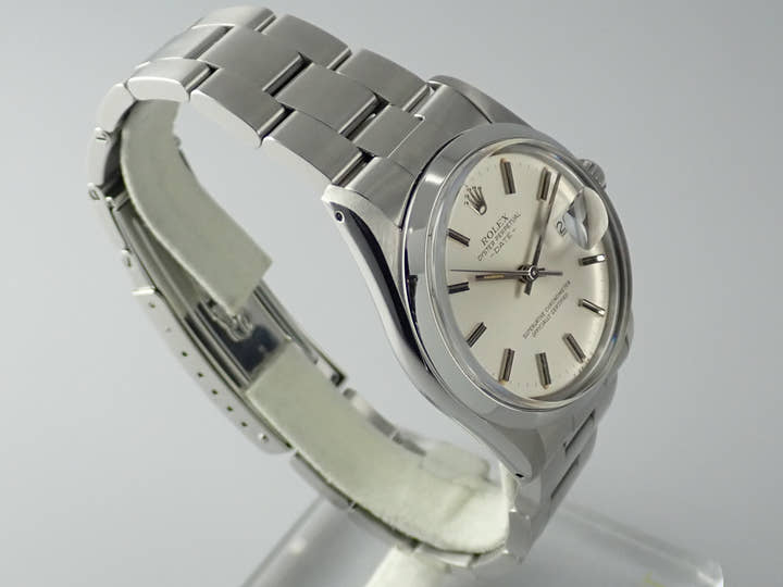 ロレックス オイスターパーペチュアル デイト Ref.15000 ステンレススチール シルバー文字盤