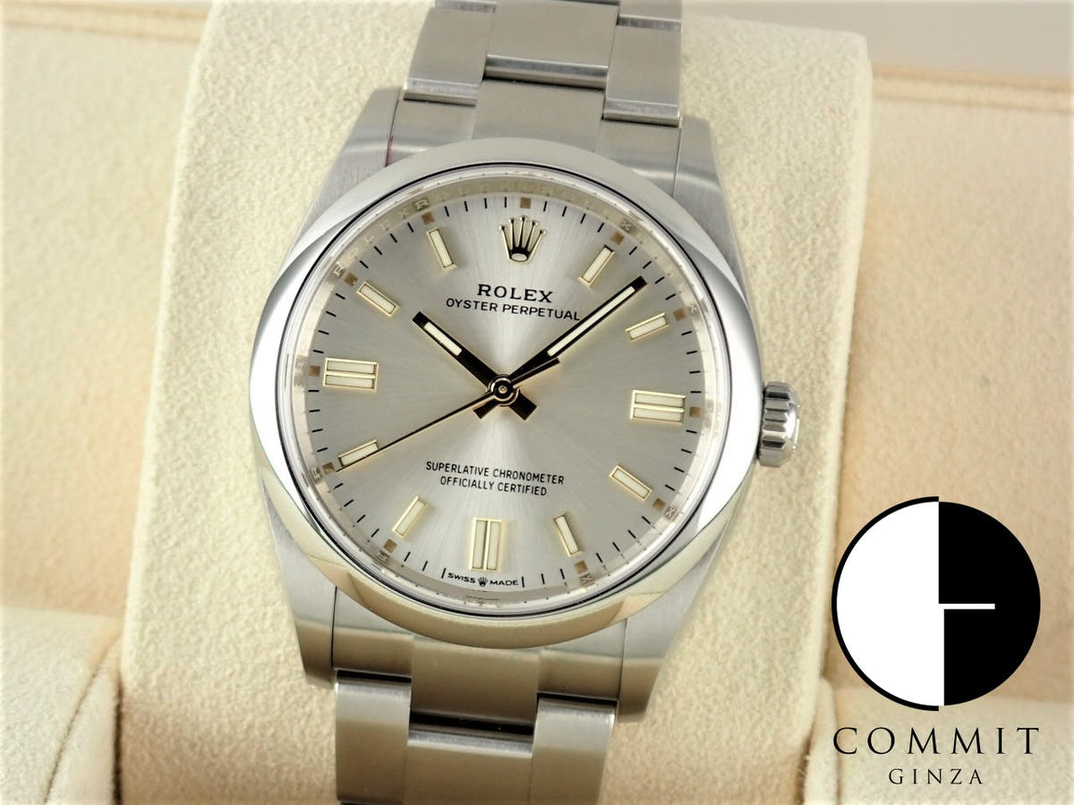 ロレックス オイスターパーペチュアル Ref.126000 シルバー文字盤 極美品 oyster-perpetual-57