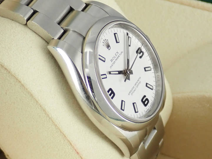 ロレックス オイスターパーペチュアル Ref.114200 ホワイト文字盤 中古 oyster-perpetual-58