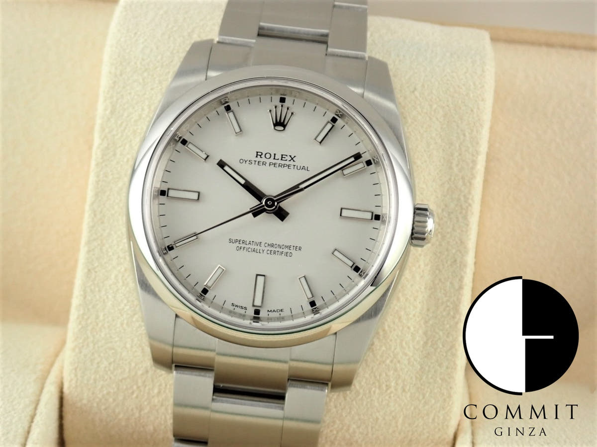 ロレックス オイスターパーペチュアル Ref.114200 シルバー文字盤 中古 oyster-perpetual-64
