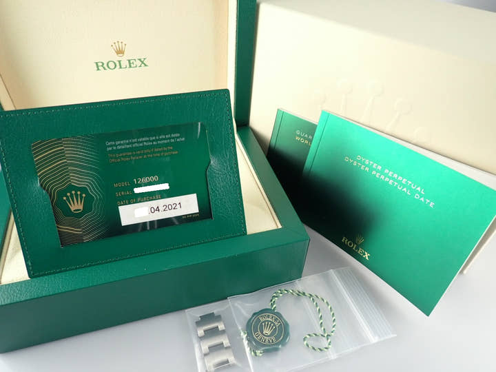 Rolex Oyster Perpetual Ref.126000 Yellow Dial Unused oyster-perpetual-65
