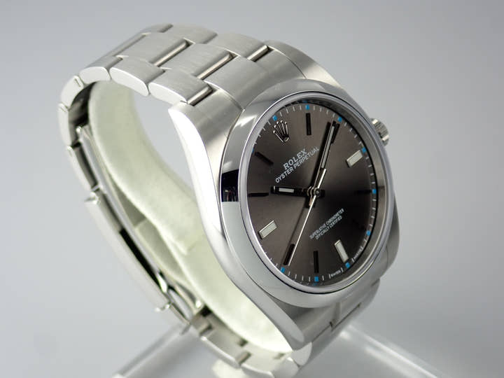 ロレックス オイスターパーペチュアル Ref.114300 ダークロジウム文字盤 中古 oyster-perpetual-67