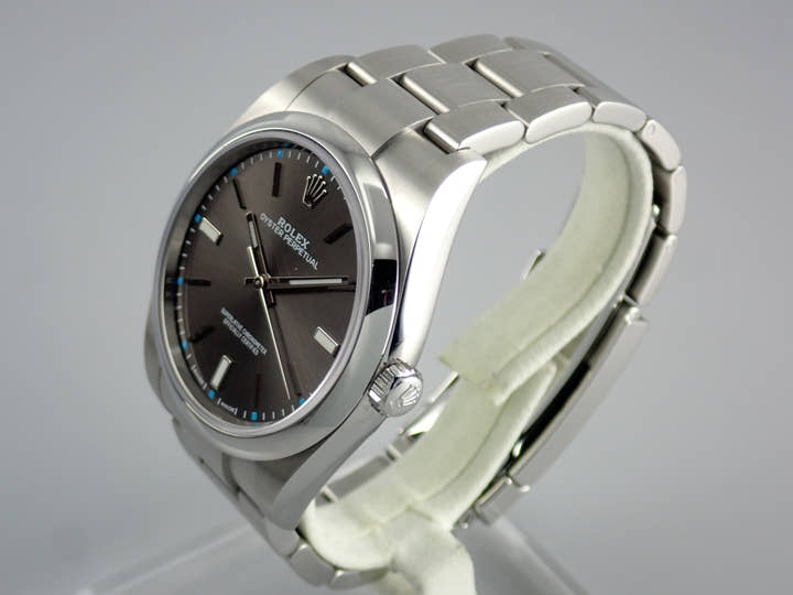 ロレックス オイスターパーペチュアル Ref.114300 ダークロジウム文字盤 中古 oyster-perpetual-67