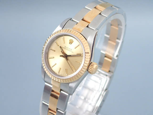 ロレックス オイスターパーペチュアル Ref.67193 シャンパン文字盤 中古 oyster-perpetual-7
