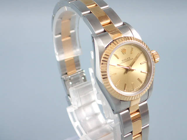 ロレックス オイスターパーペチュアル Ref.67193 シャンパン文字盤 中古 oyster-perpetual-7