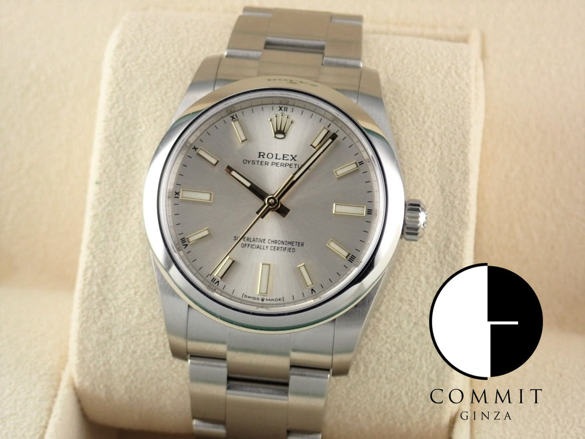 ロレックス オイスターパーペチュアル Ref.124200 シルバー文字盤 未使用 oyster-perpetual-73