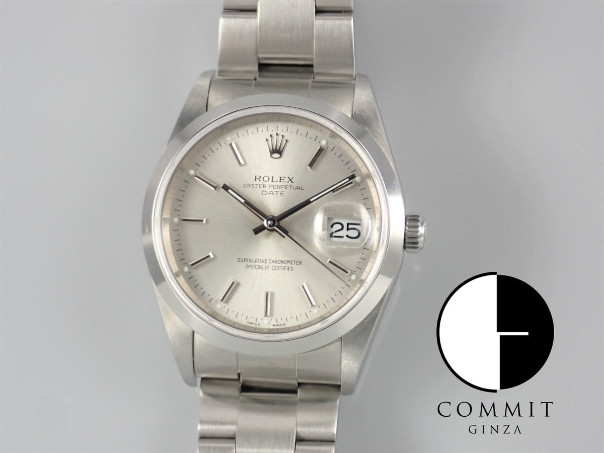 ロレックス オイスターパーペチュアル Ref.15200 シルバー文字盤 中古 oyster-perpetual-85