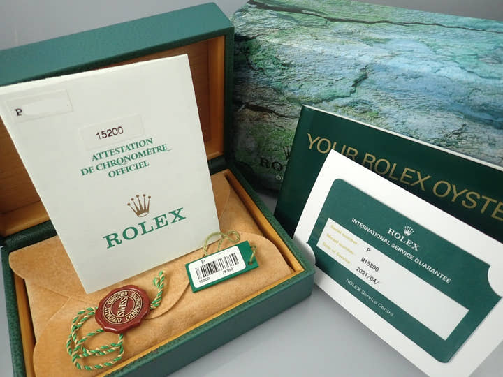 ロレックス オイスターパーペチュアル Ref.15200 シルバー文字盤 中古 oyster-perpetual-85