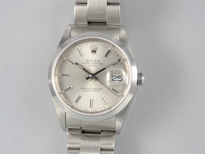 ロレックス オイスターパーペチュアル Ref.15200 シルバー文字盤 中古 oyster-perpetual-85