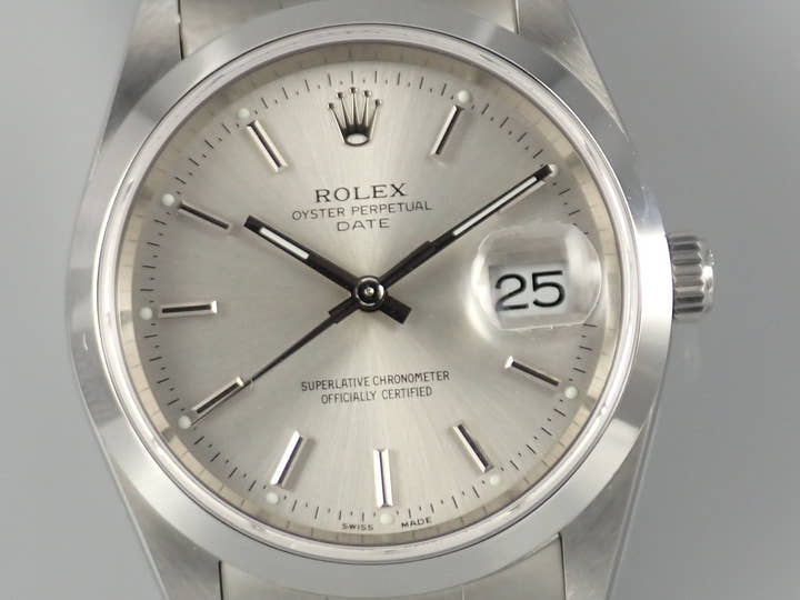 ロレックス オイスターパーペチュアル Ref.15200 シルバー文字盤 中古 oyster-perpetual-85