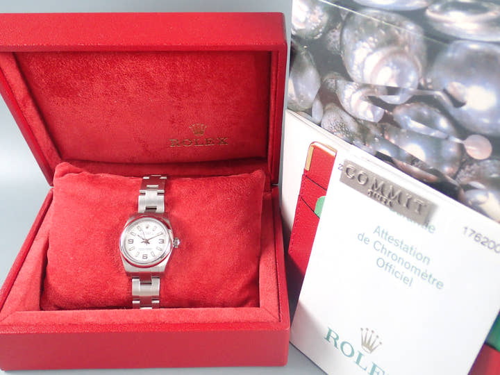 ロレックス オイスターパーペチュアル Ref.176200 ホワイト文字盤 中古 oyster-perpetual-9