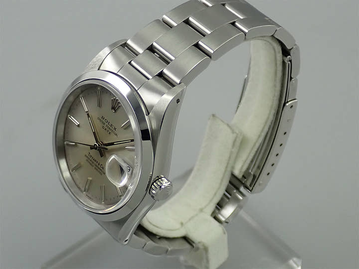 ロレックス オイスターパーペチュアル デイト TIFFANY&CO. Ref.15200 ステンレススチール シルバー文字盤