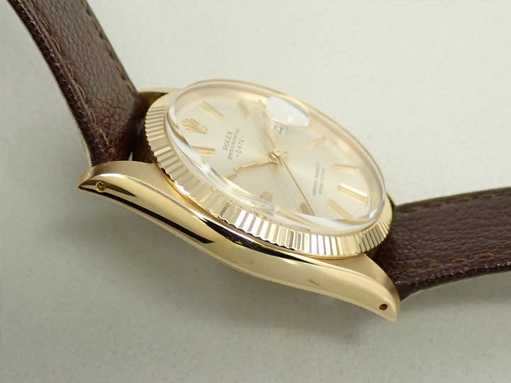 ロレックス オイスターパーペチュアル デイト Ref.1503/8 イエローゴールド シルバー文字盤
