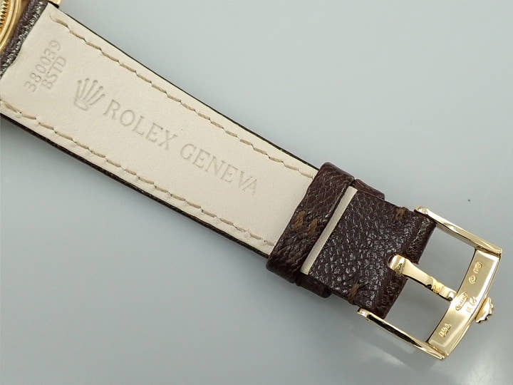 ロレックス オイスターパーペチュアル デイト Ref.1503/8 イエローゴールド シルバー文字盤