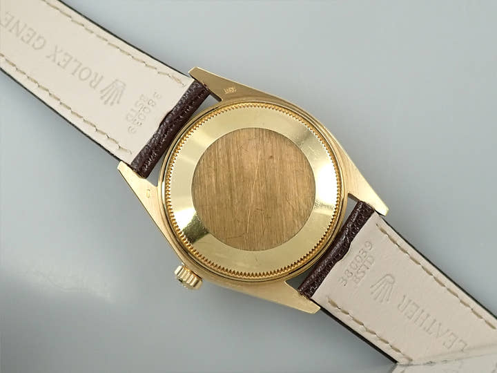 ロレックス オイスターパーペチュアル デイト Ref.1503/8 イエローゴールド シルバー文字盤