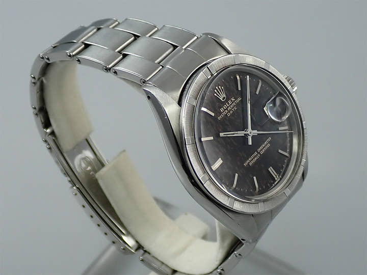 ロレックス オイスターパーペチュアル デイト Ref.1501 ステンレススチール トロピカルミラー文字盤