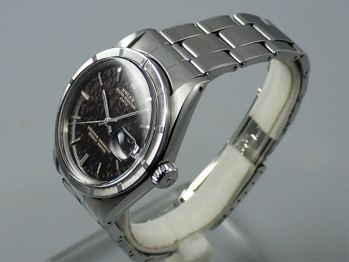 ロレックス オイスターパーペチュアル デイト Ref.1501 ステンレススチール トロピカルミラー文字盤