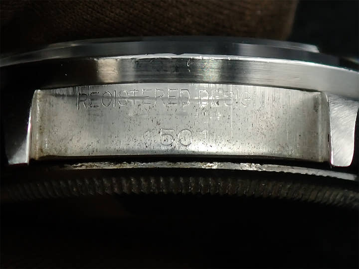 ロレックス オイスターパーペチュアル デイト Ref.1501 ステンレススチール トロピカルミラー文字盤