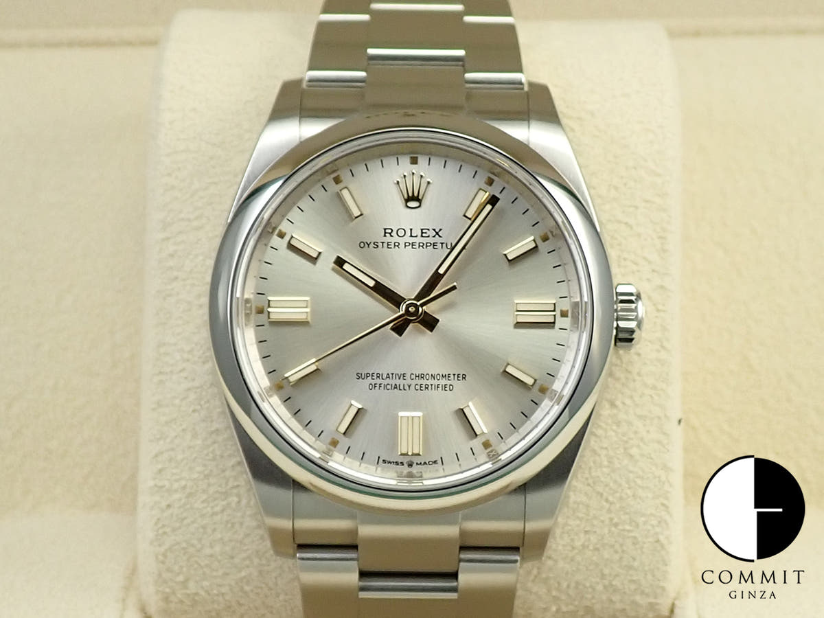 ロレックス オイスターパーペチュアル36 Ref.126000 ステンレススチール シルバー文字盤
