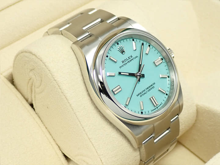 ロレックス オイスターパーペチュアル36 Ref.126000 ステンレススチール ターコイズ文字盤