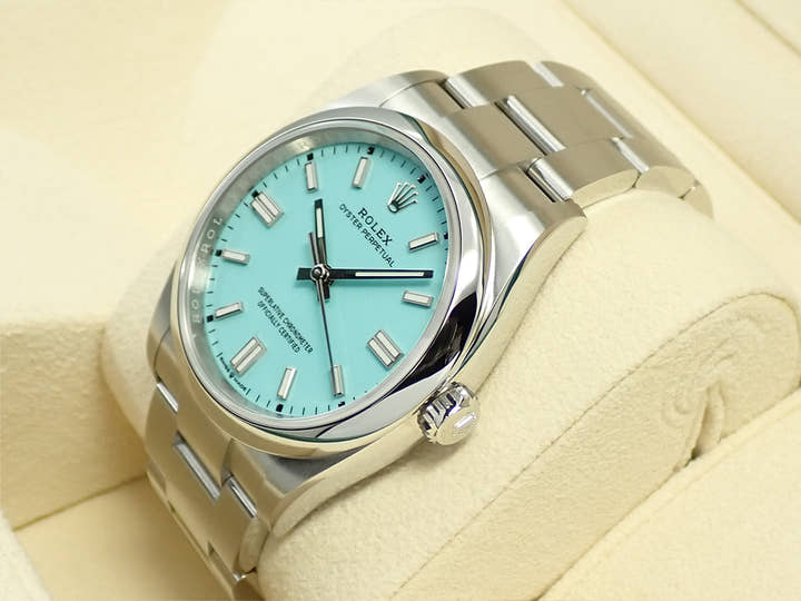ロレックス オイスターパーペチュアル36 Ref.126000 ステンレススチール ターコイズ文字盤