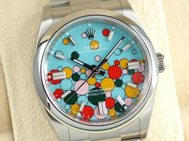 ロレックス オイスターパーペチュアル36 Ref.126000 ステンレススチール セレブレーションモチーフ文字盤