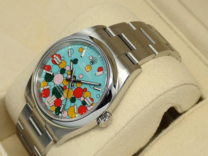 ロレックス オイスターパーペチュアル36 Ref.126000 ステンレススチール セレブレーションモチーフ文字盤