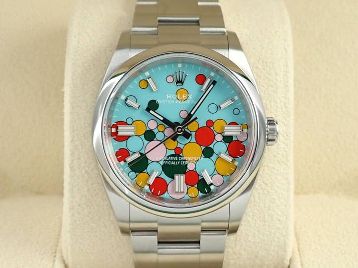 ロレックス オイスターパーペチュアル36 Ref.126000 ステンレススチール セレブレーションモチーフ文字盤