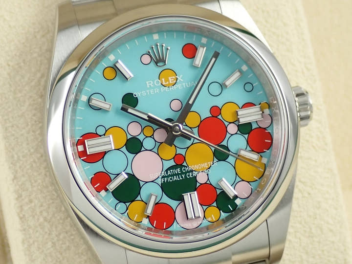 ロレックス オイスターパーペチュアル36 Ref.126000 ステンレススチール セレブレーションモチーフ文字盤