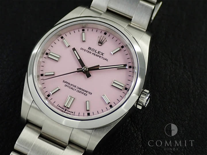 ロレックス オイスターパーペチュアル36 Ref.126000 ステンレススチール キャンディピンク文字盤