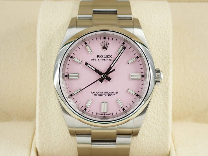 ロレックス オイスターパーペチュアル36 Ref.126000 ステンレススチール キャンディピンク文字盤