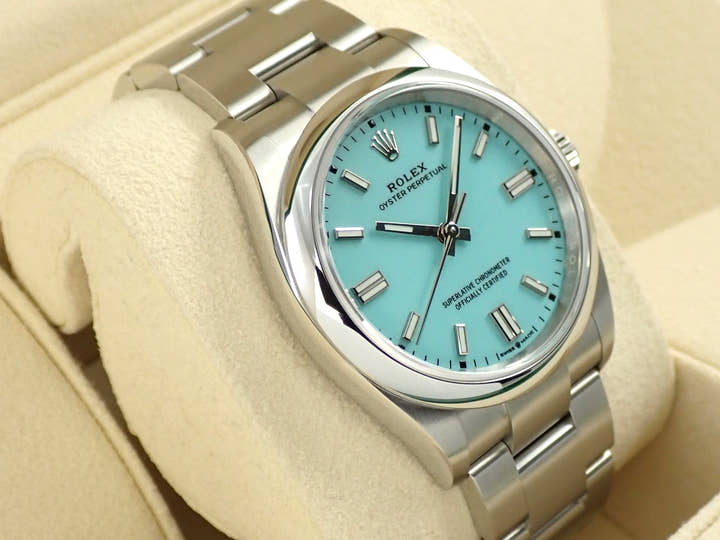 ロレックス オイスターパーペチュアル36 Ref.126000 ステンレススチール ターコイズ文字盤