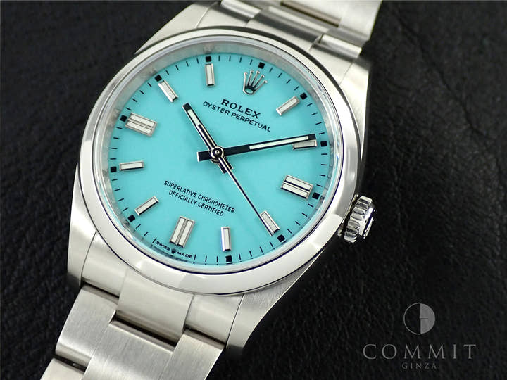 ロレックス オイスターパーペチュアル36 Ref.126000 ステンレススチール ターコイズ文字盤