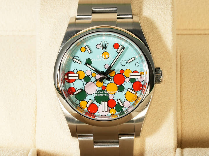 ロレックス オイスターパーペチュアル36 Ref.126000 ステンレススチール セレブレーションモチーフ文字盤