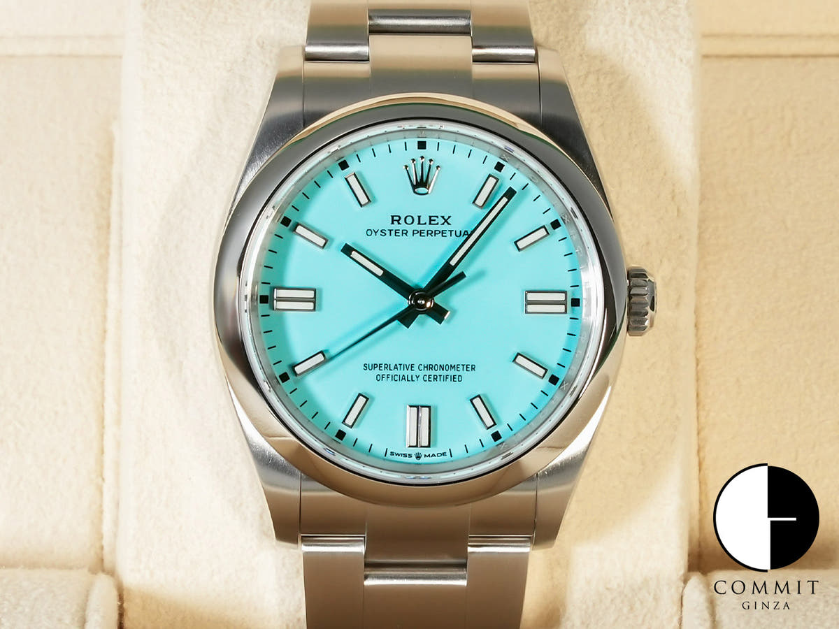 ロレックス オイスターパーペチュアル36 Ref.126000 ステンレススチール ターコイズ文字盤