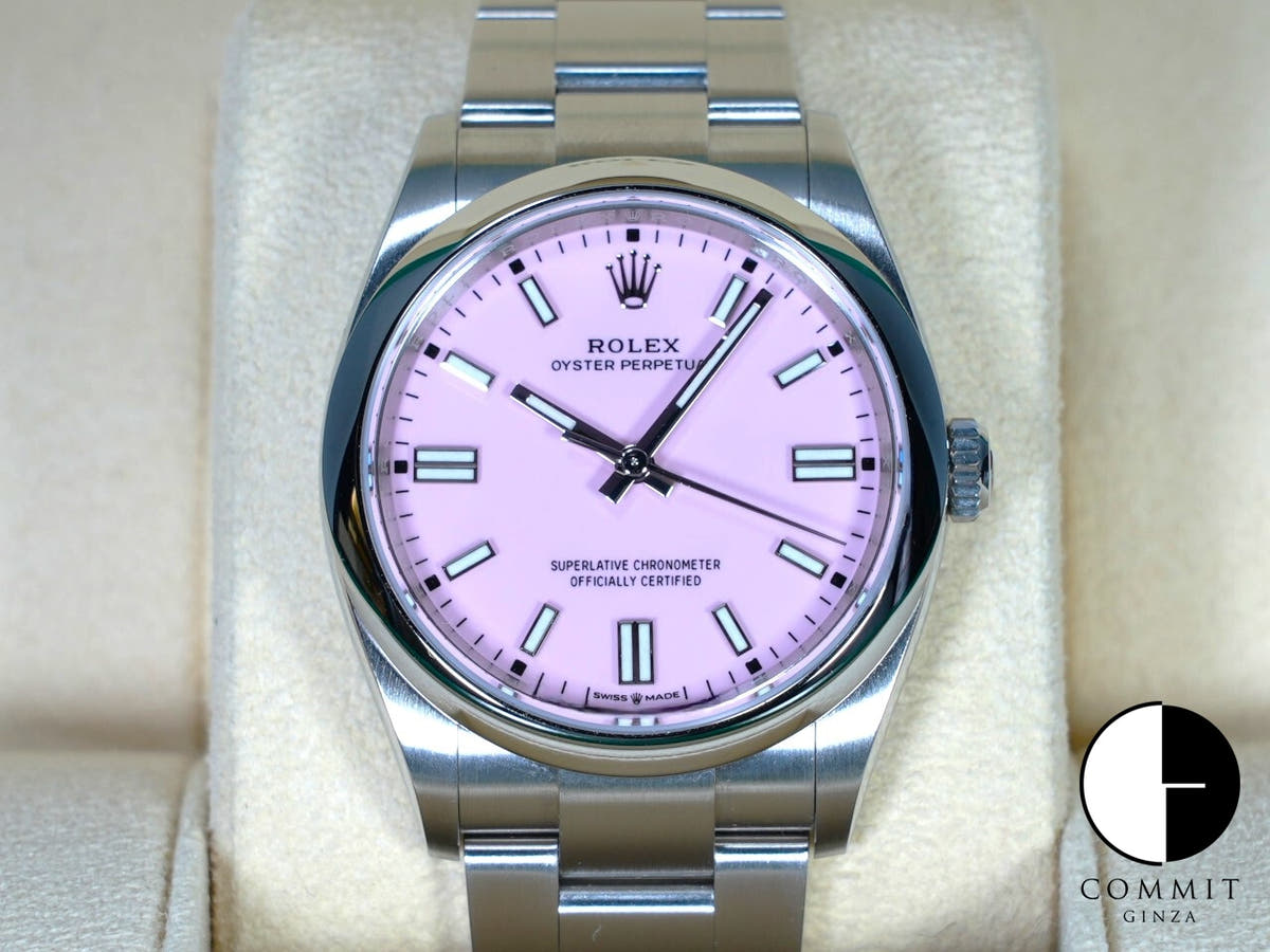 ロレックス オイスターパーペチュアル36 Ref.126000 ステンレススチール キャンディピンク文字盤
