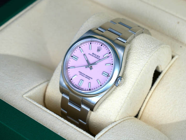 ロレックス オイスターパーペチュアル36 Ref.126000 ステンレススチール キャンディピンク文字盤