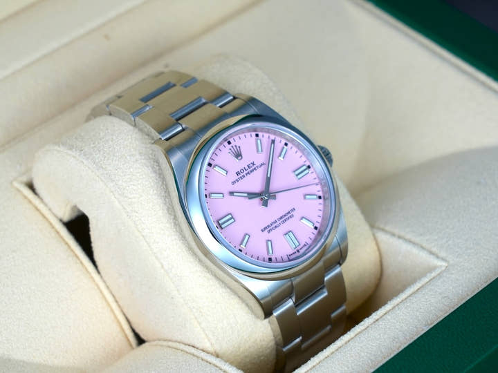ロレックス オイスターパーペチュアル36 Ref.126000 ステンレススチール キャンディピンク文字盤