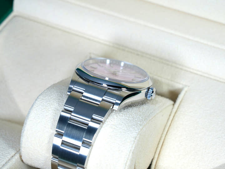 ロレックス オイスターパーペチュアル36 Ref.126000 ステンレススチール キャンディピンク文字盤