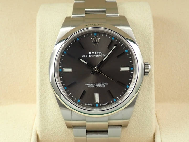 ロレックス オイスターパーペチュアル39 Ref.114300 ステンレススチール スレートグレー文字盤