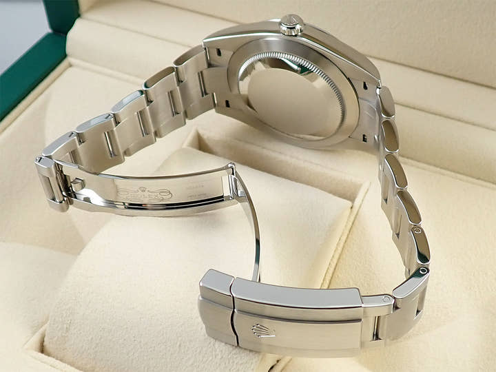 ロレックス オイスターパーペチュアル41 Ref.124300 ステンレススチール ターコイズ文字盤